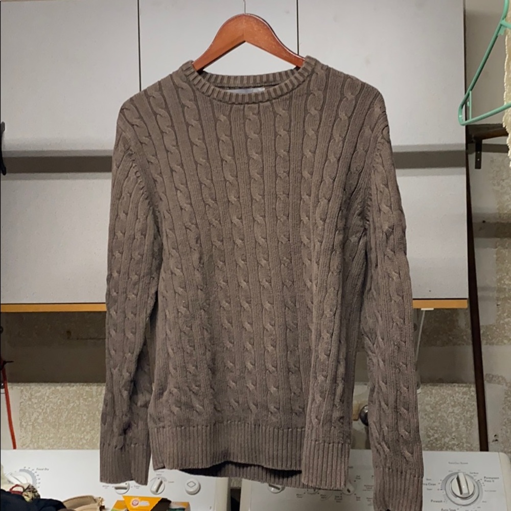 Brown Fisherman Sweater